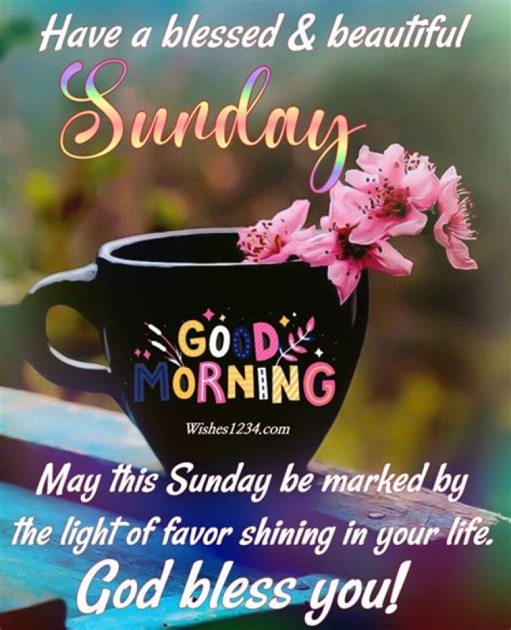 Embracing The Joy Of Beautiful Sunday Blessings