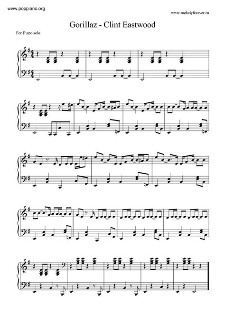 Unraveling The Magic Of Clint Eastwood: The Gorillaz Bass Tab